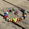 You've Got Heart - Artisan Lampwork Heart Bracelet