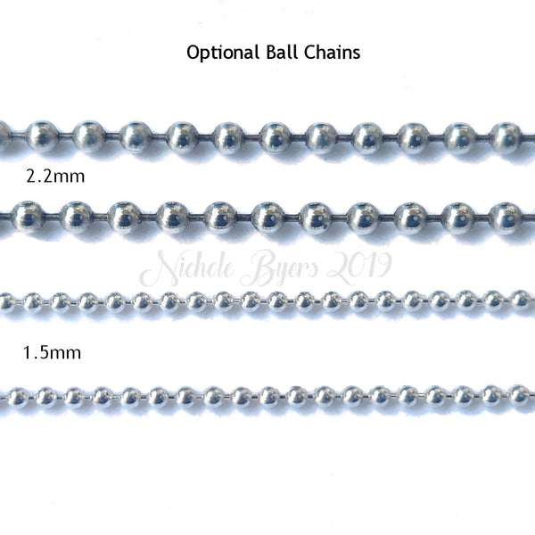 Sterling Silver Ball Chain Necklace - Delicate (1.5mm)